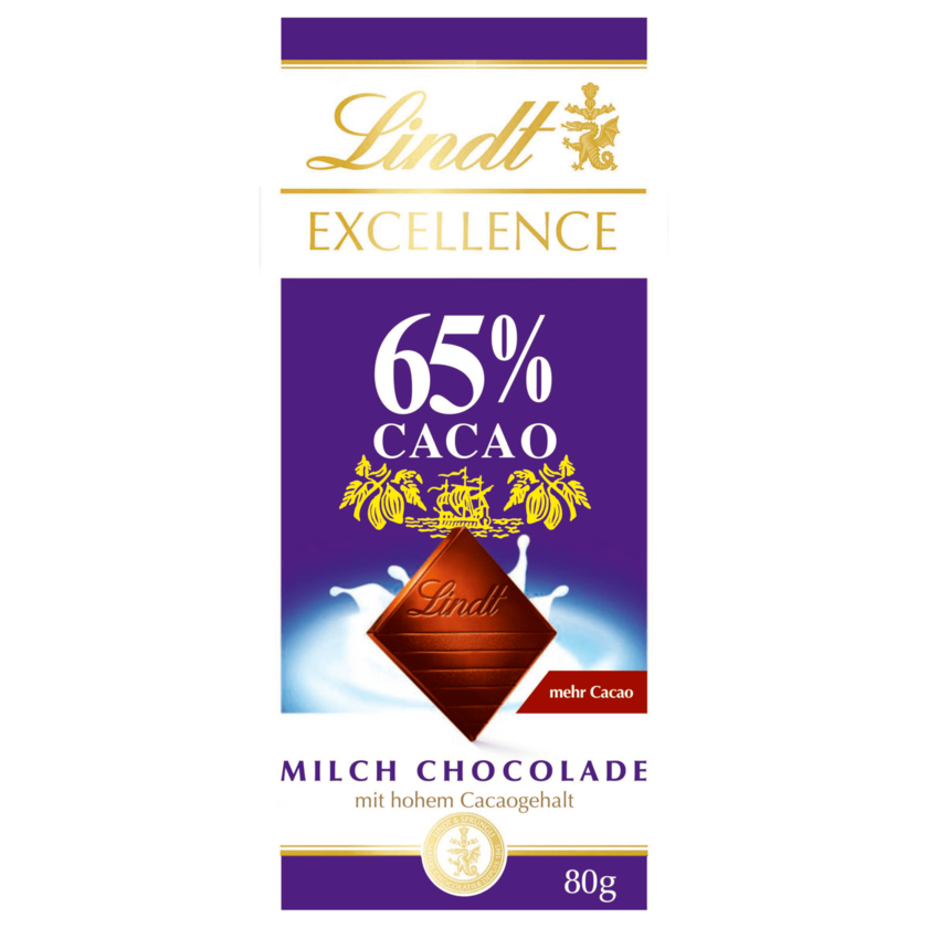 Lindt Excellence Schokolade 65% Cacao 80g